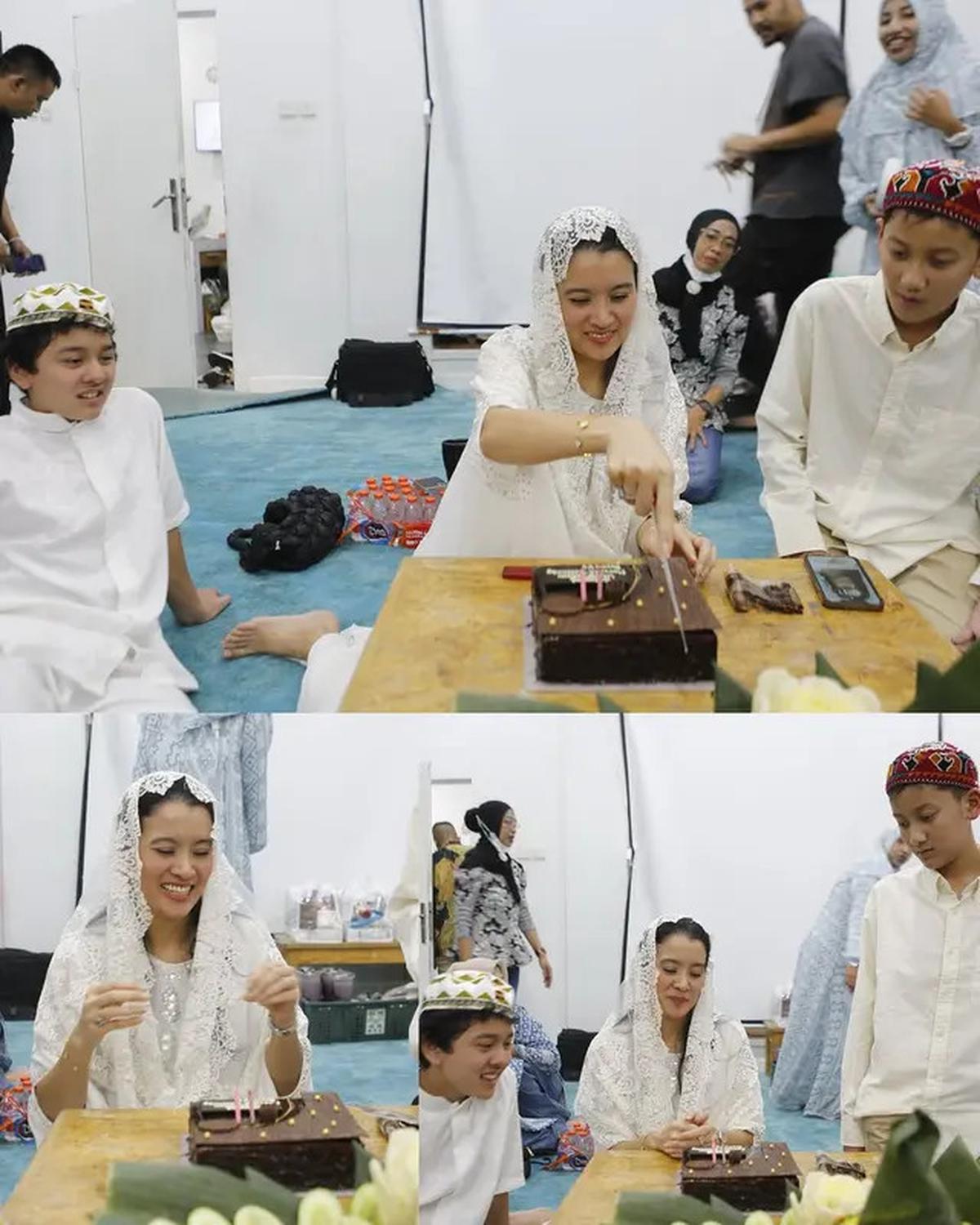 6 Potret Ultah Marcella Zalianty ke-45, Gelar Buka Puasa Bersama Anak Yatim