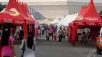 Ribuan pengunjung memadati Pekan Raya Jakarta (PRJ) Monas dibuka sejak Selasa (10/6/2014) (Liputan6.com/Faisal R Syam).