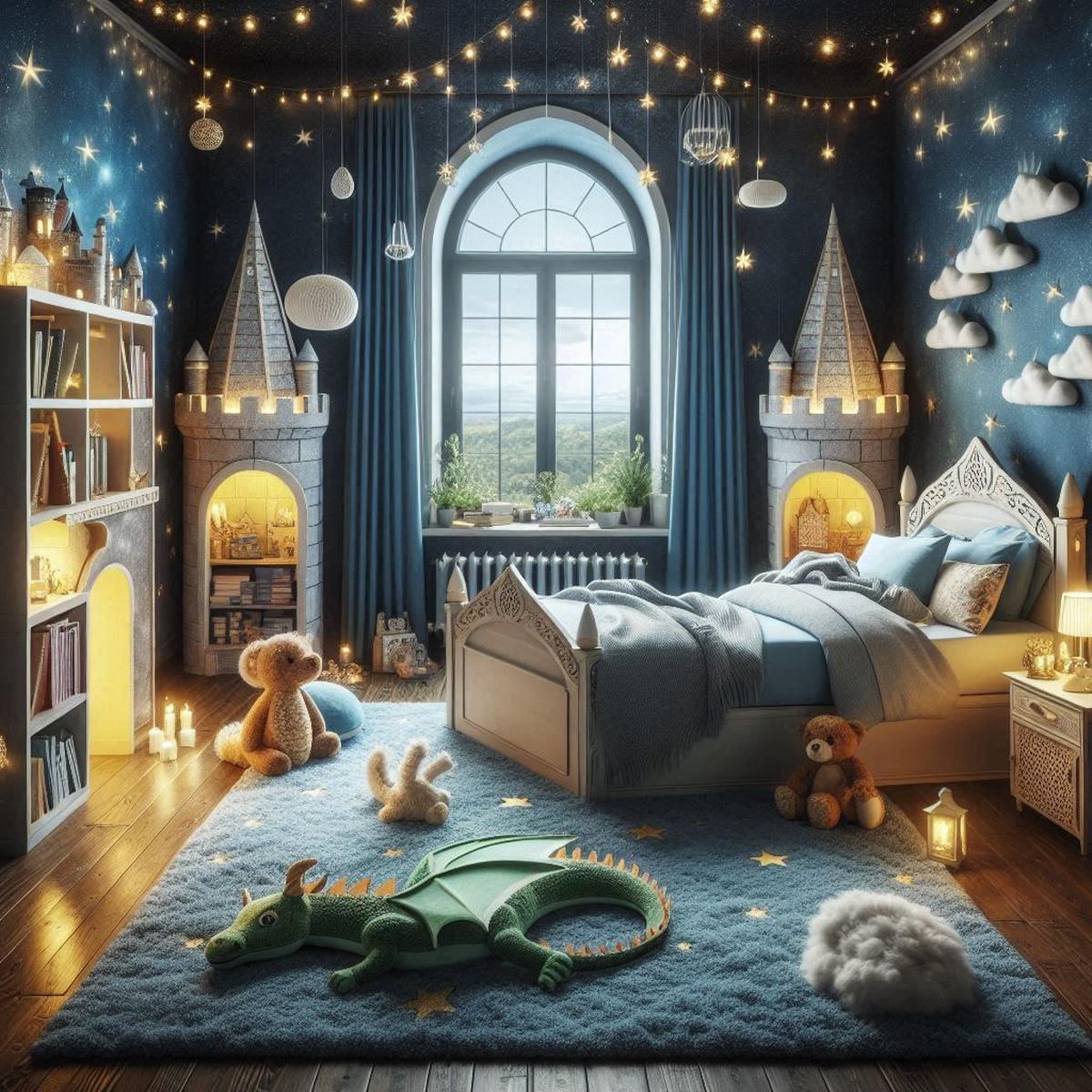 Ilustrasi Desain Mural Kamar Anak