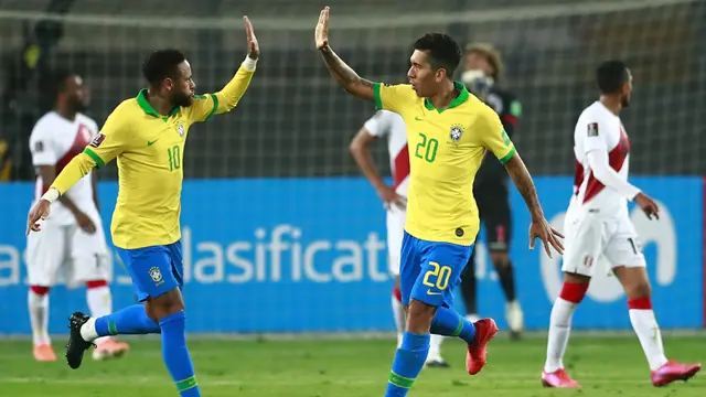Neymar Hattrick, Brasil Bungkam Peru di Kualifikasi Piala Dunia 2022