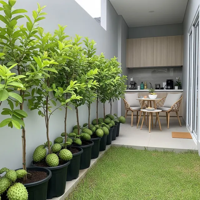 Konsep Kebun Buah Tabulampot yang Cocok untuk Rumah Type 27