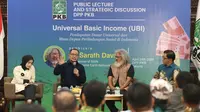 Partai Kebangkitan Bangsa (PKB) menggelar diskusi publik bertajuk "Universal Basic Income (UBI) Pendapatan Dasar Universal dan Masa Depan Perlindungan Sosial di Indonesia" di Kantor DPP PKB, Jakarta, Kamis 24 April 2025 malam (Istimewa)