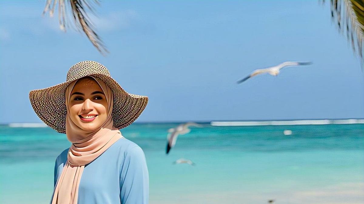 Beach Outfits untuk Wanita Hijab, Tampil Fresh dan Stylish