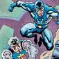 Karakter superhero Blue Beetle. (DC Comics)