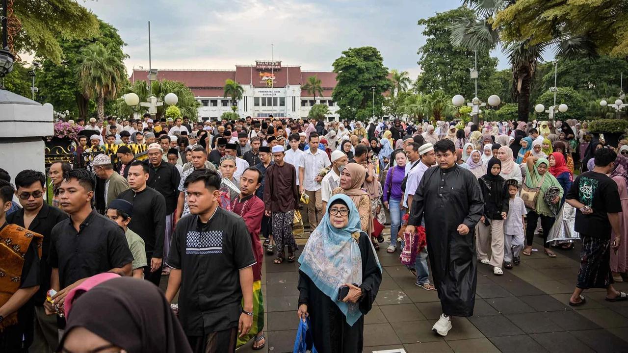 FOTO: Suasana Shalat Iduladha di Sejumlah Daerah
