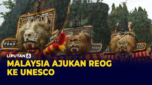 Malaysia Ajukan Reog Jadi Budaya Nasional