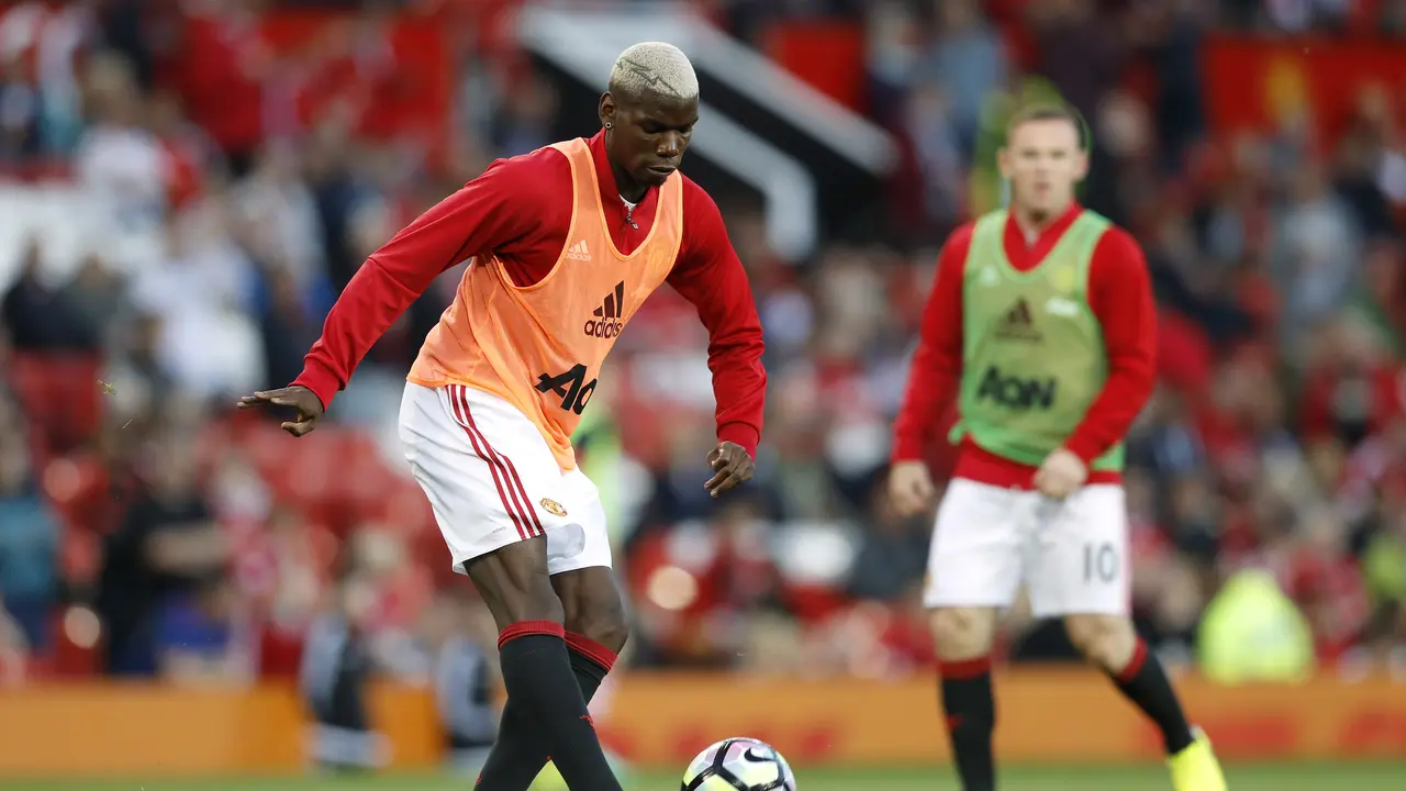 Gelandang Manchester United Paul Pogba