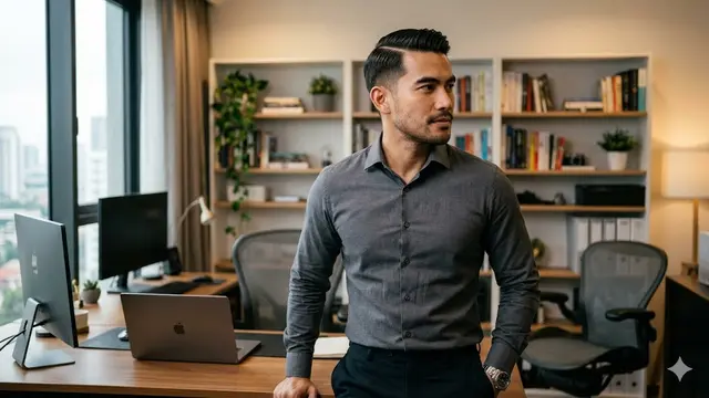 Model Rambut Pria Pendek Formal Namun Tetap Gaya