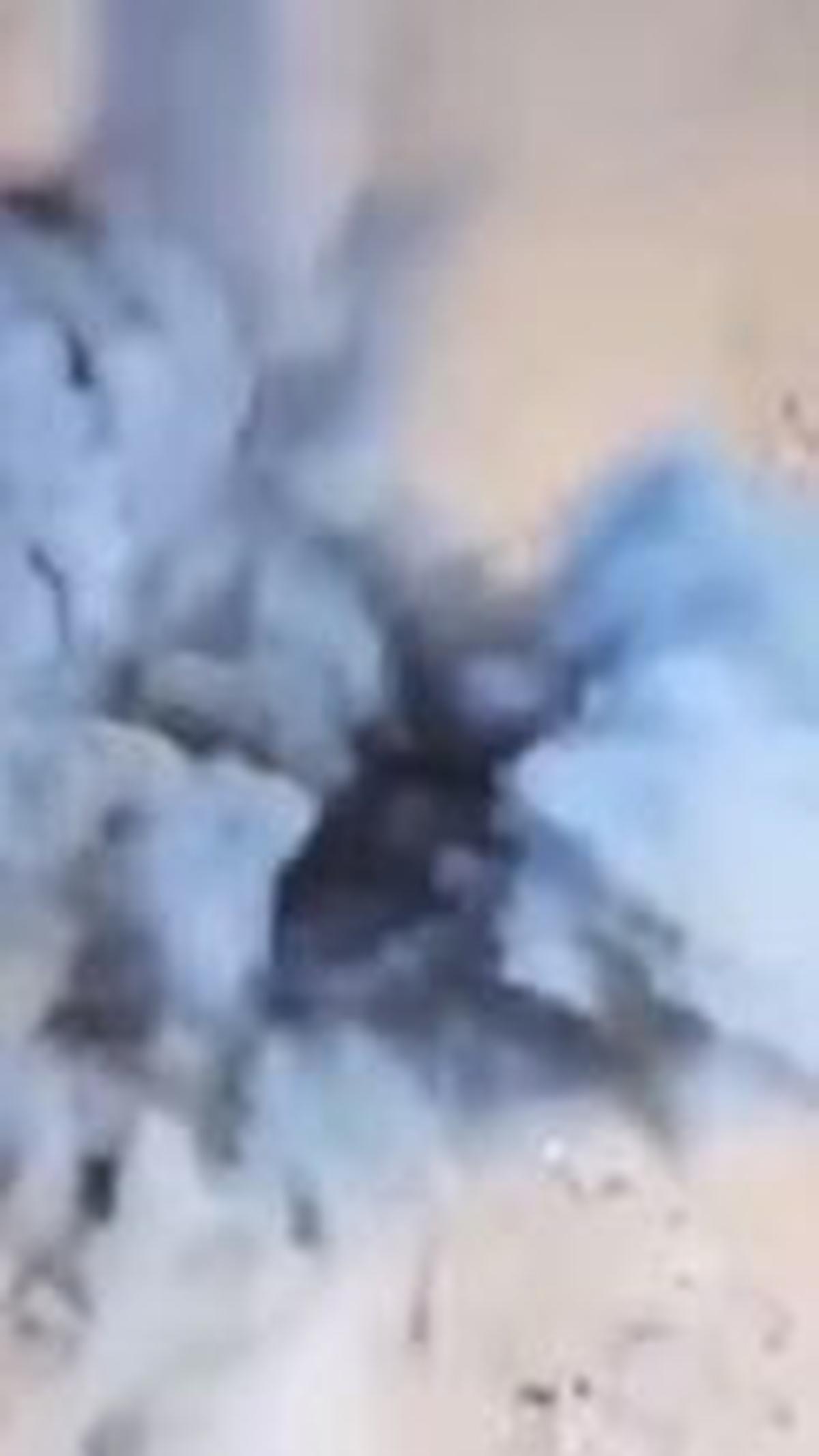Asap mengepul ke udara. Tak sempat melarikan diri, dua warga Palestina langsung menjadi sasaran yang disengaja oleh drone zionis.&nbsp;