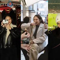 Menikmati liburan akhir tahun, Azizah Salsha memilih Inggris sebagai destinasi liburan. Ia pun mengenakan busana musim dingin bernuansa monokrom dan beberapa tas Chanel. [@azizahsalsha_]