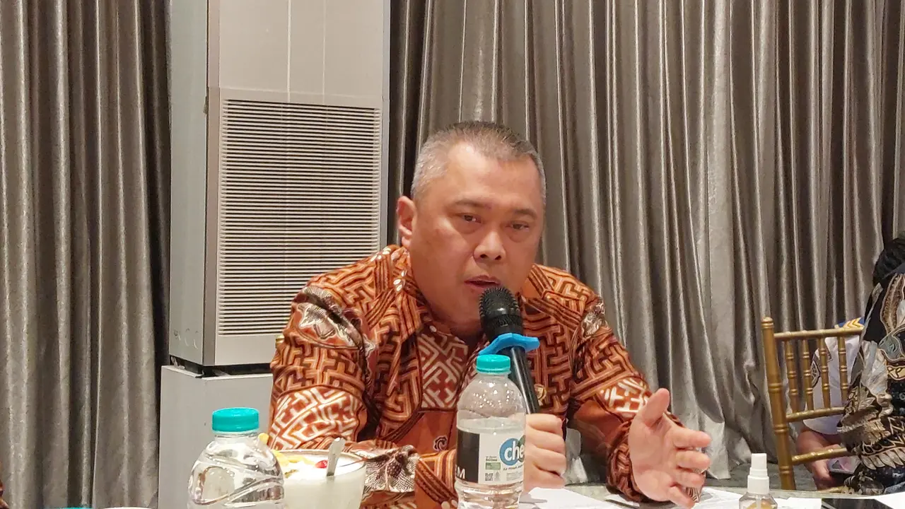 Menteri Perhubungan Dudy Purwagandhi dalam diskusi media soal ODOL di Jakarta, Rabu (9/7/2025). (Arief/Liputan6.com)