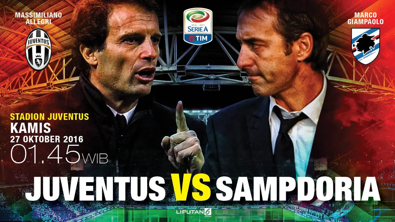 prediksi Juventus vs Sampdoria
