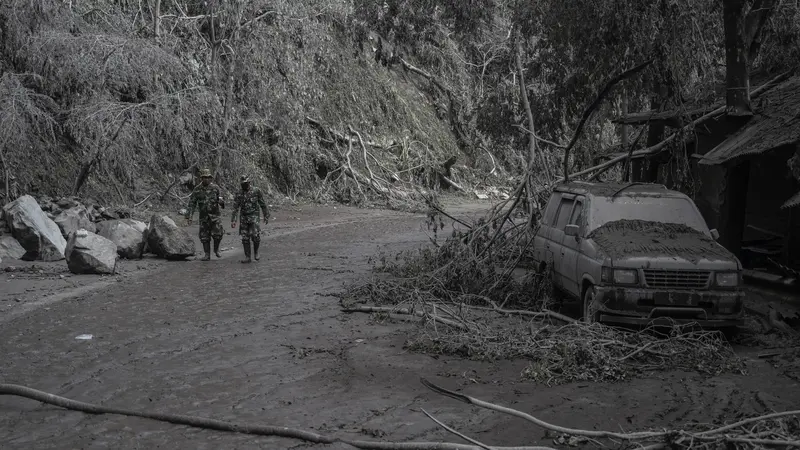 FOTO: Yang Tersisa dari Amukan Erupsi Gunung Semeru