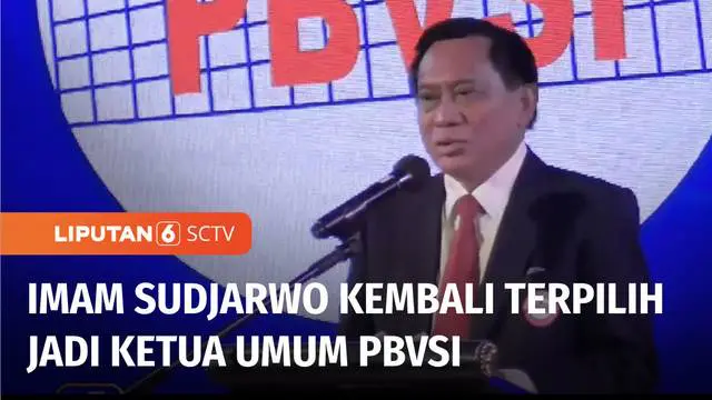 Komjen Pol (Purn) Imam Sudjarwo kembali terpilih sebagai Ketua Umum Pengurus Pusat, Persatuan Bola Voli Seluruh Indonesia, PBVSI, periode 2023-2027.