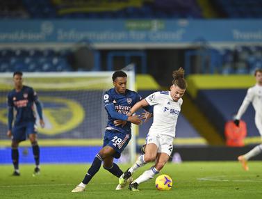 FOTO: Skor Kacamata Akhiri Laga Arsenal Vs Leeds United - Bola Liputan6.com