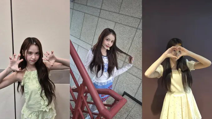 Inspirasi Cheerful Look Ala Carmen H2H (photo by Weverse)