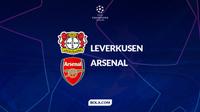 Cover Bayer Leverkusen vs Arsenal - Champions League. (Bola.com/Gregah Nurikhsani)