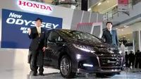 Honda Odyssey 2018 mengalami ubahn eksterior dan interior. (Foto: Arief Aszhari)