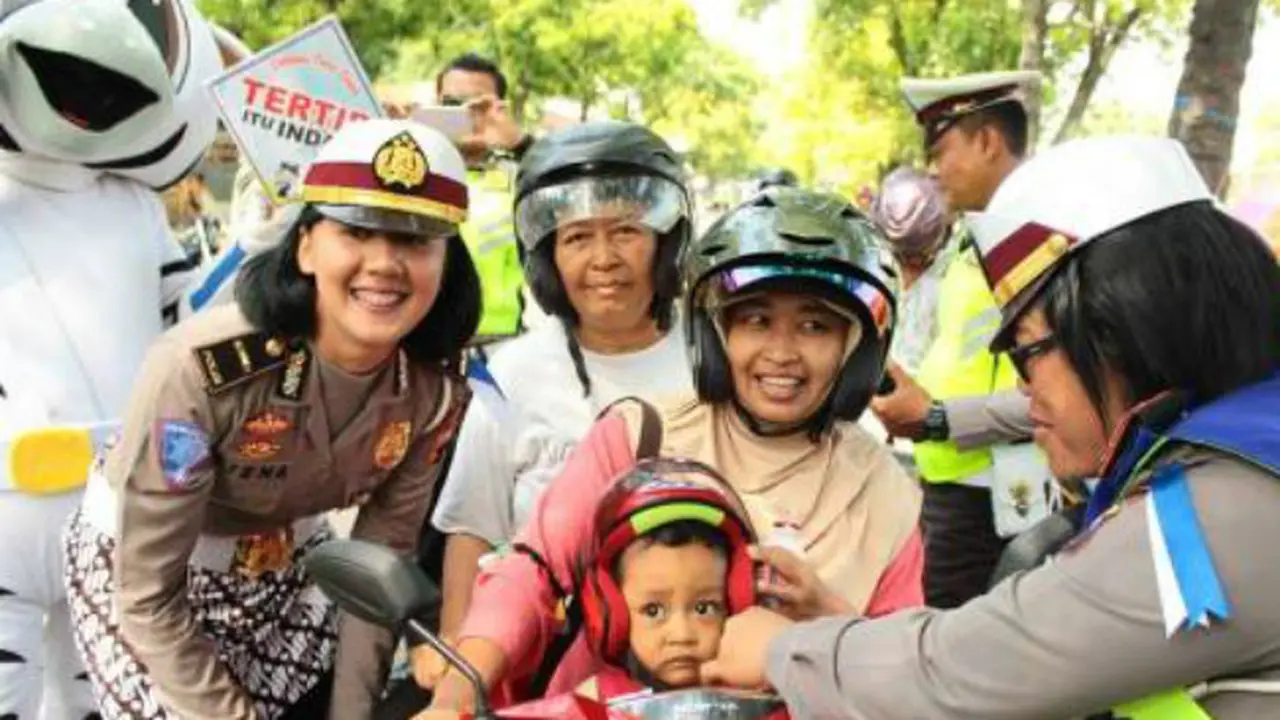 Polwan Cantik di Sragen