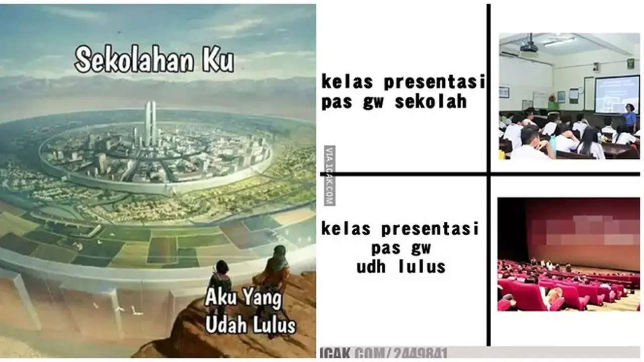 7 Meme Kocak Siswa Lulus SMA Ini Bikin Senyum Tipis