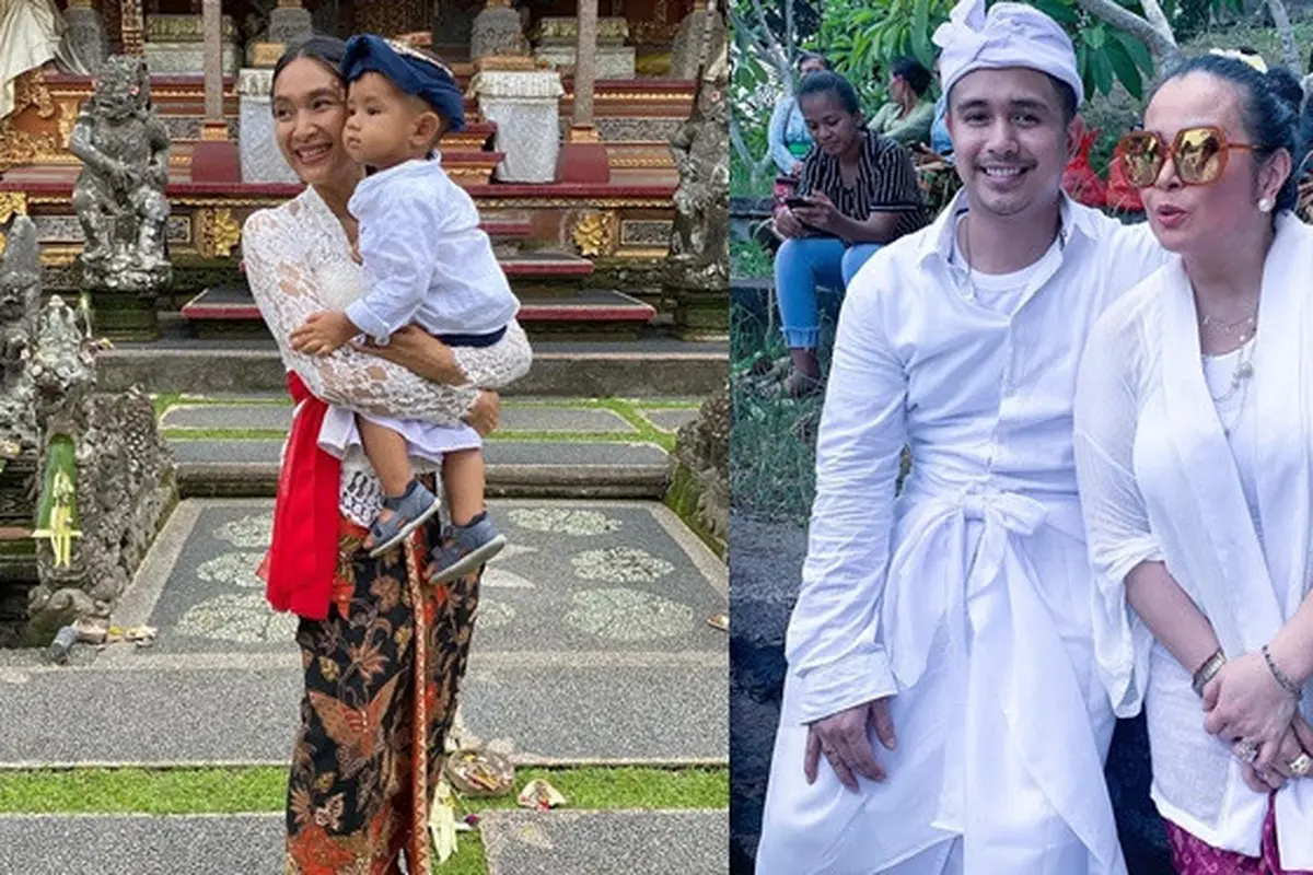 5 Potret Seleb Indonesia Rayakan Hari Raya Galungan, Penuh Suka Cita