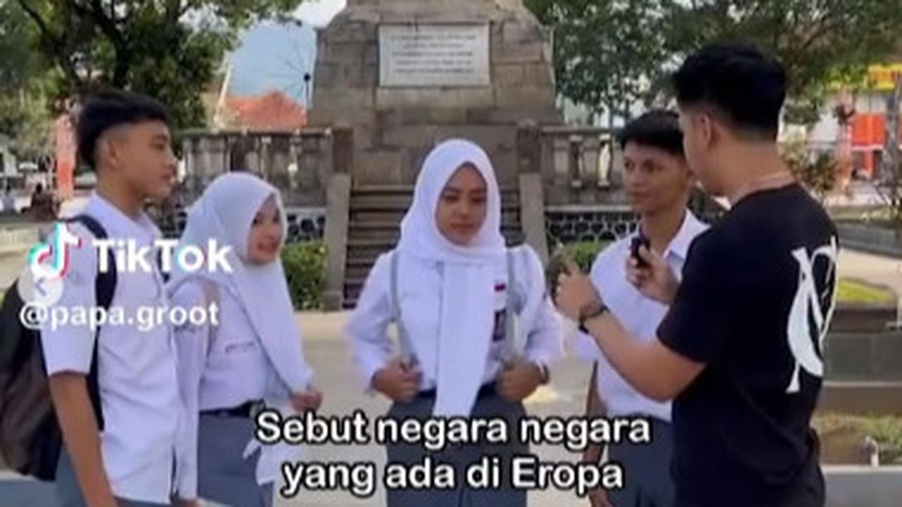 Potret Miris Pendidikan di Indonesia, Anak SMA Diminta Sebut Nama Negara di Eropa Malah Jawab Garut