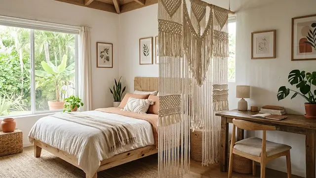 Sekat DIY Macrame yang Artistik