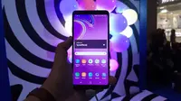 Tampak depan Samsung Galaxy A9. Liputan6.com/ Agustinus Mario Damar