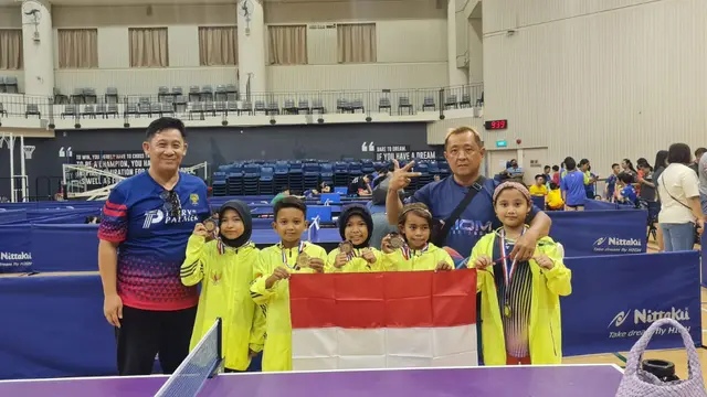 Atlet tenis meja Indonesia rebut perunggu di Singapura