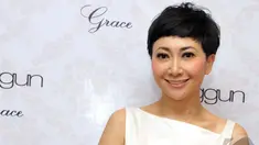 Presenter Indy Barends diterpa gosip tidak enak, St. Louis Lounge Plaza Indonesia, Jakarta, Kamis (26/6/2014) (Liputan6.com/Panji Diksana)