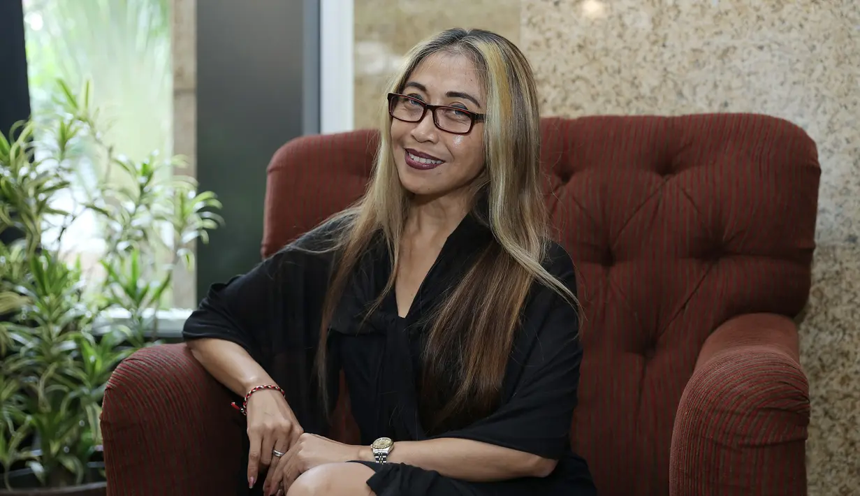 Bagi Trie Utami, musik jazz bukan hanya sekedar aliran musik. Menurut wanita 48 tahun ini, jazz bisa dikatakan sebagai sebuah gaya hidup. (Galih W. Satria/Bintang.com)