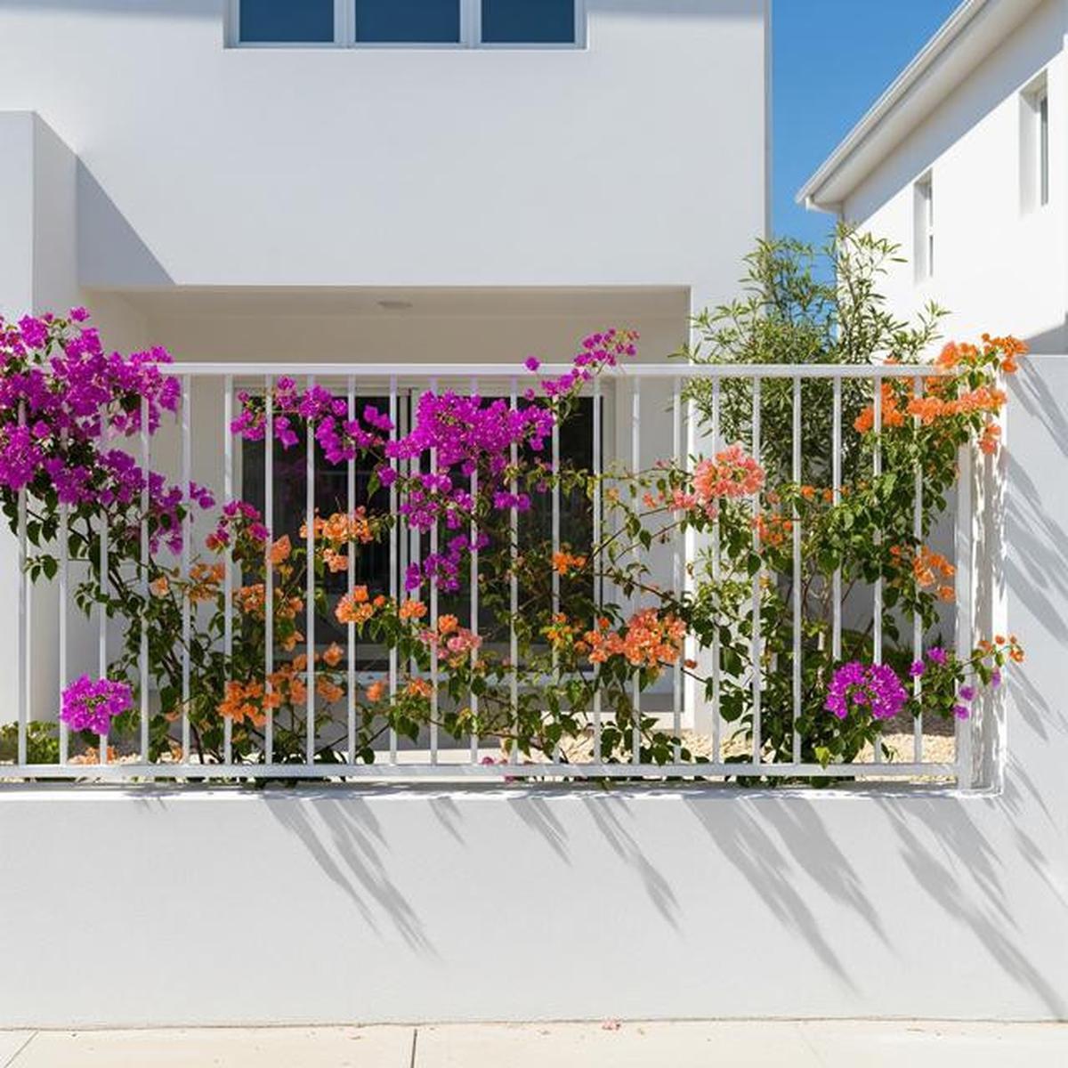 7 Inspirasi Pagar Besi Minimalis 2025, Paduan Estetik Vertical Garden untuk Hunian Modern