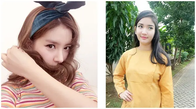 Winda Khair katanya mirip dengan Kim So Eun. (Instagram/socun89 Instagram/windakhair)