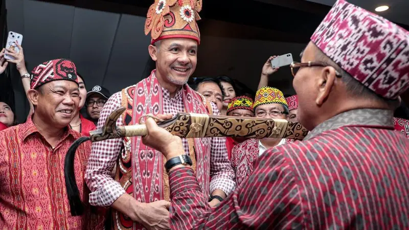 Calon Presiden Ganjar Pranowo mendapat dukungan dari organisasi Dewan Adat Dayak (DAD) Kalimantan Barat (Istimewa)