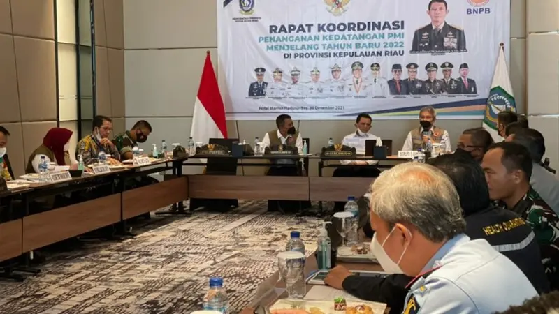 Satgas COVID-19 Rapat Koordinasi di Batam