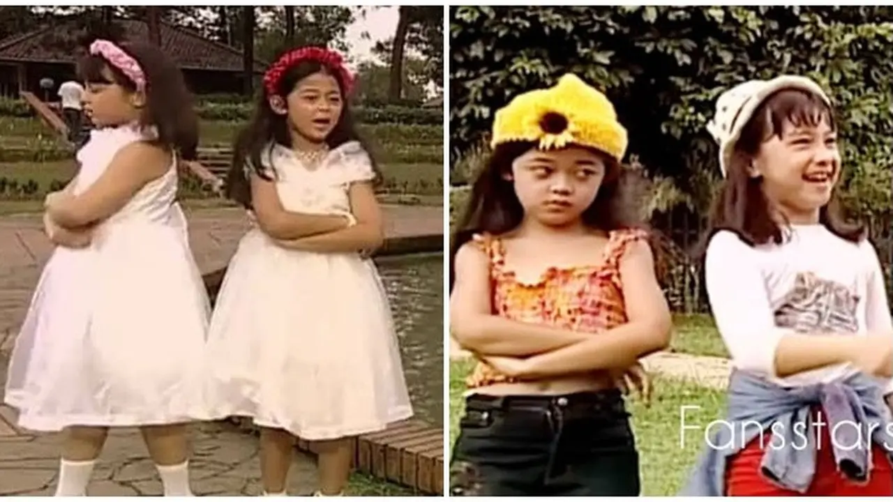 Pernah Main Sinetron Bareng, Ini 6 Potret Lawas Nikita Willy dan Gisela Cindy