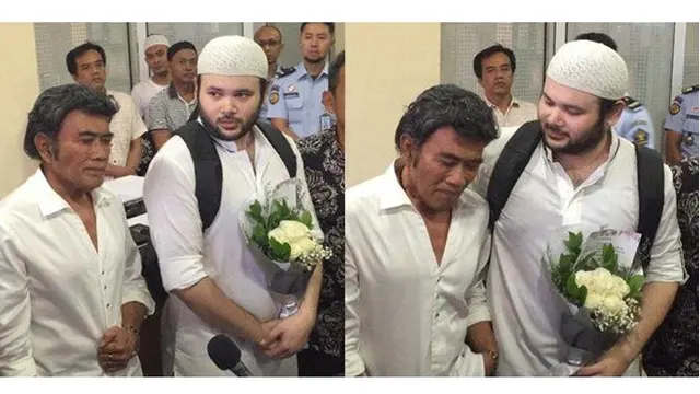 6 Momen Ridho Rhoma Bebas dari Penjara, Dijemput Sang Ayah