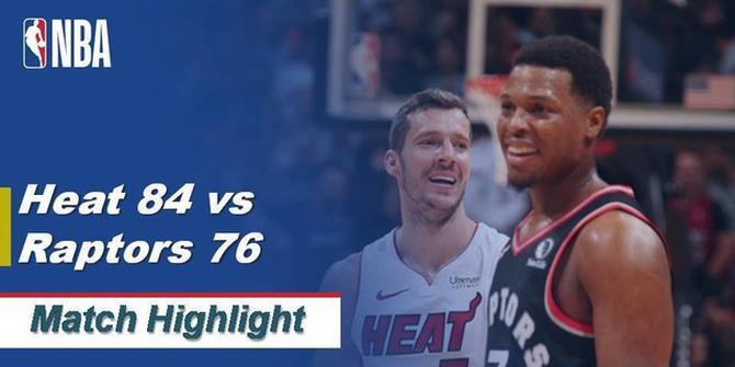 VIDEO: Highlights NBA 2019-2020, Miami Heat Vs Toronto Raptors 84-76