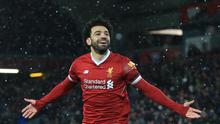 Andai hengkang dari Liverpool, harga jual Mohamed Salah diyakini layak berada di wilayah harga 150 juta poundsterling (Rp 2,9 triliun) (AFP/Lindsey Parnaby)
