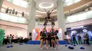 <p>Penampilan cheerleader memeriahkan acara Trophy Tour ASEAN Club Championship Shopee Cup 2024 di LOTTE Shopping Avenue, Event Atrium, Jakarta Selatan pada Sabtu (07/09/2024). (Bola.com/Bagaskara Lazuardi)</p>