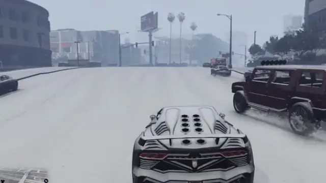 Wow, Ada Salju di GTA V Versi PC!