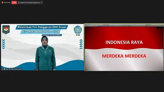 Ketua Umum Tim Penggerak PKK Tri Tito Karnavian