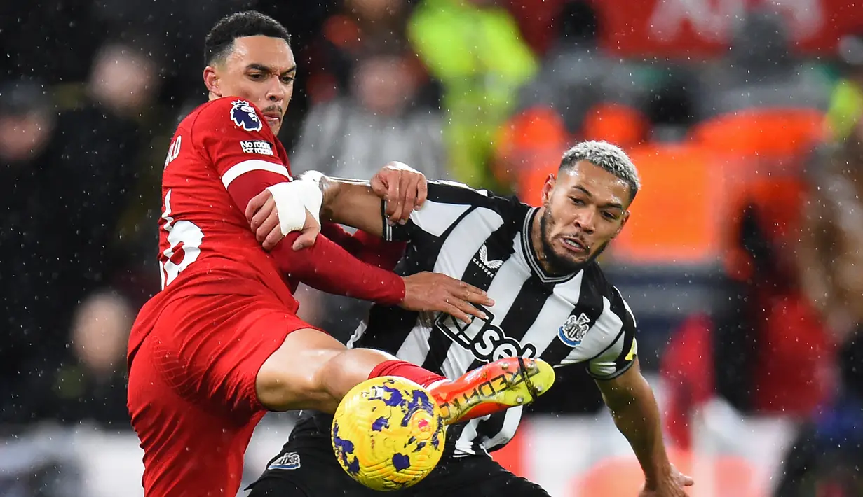 Newcastle tertahan di peringkat ke-9 dengan 29 poin. (PETER POWELL / AFP)
