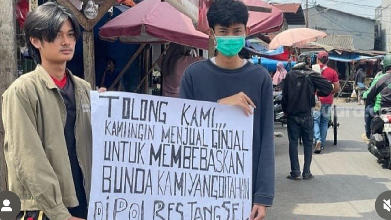 Usai Kakak-Adik Viral Jual Ginjal Demi Bebaskan Sang Ibu, Polisi Tangguhkan Penahanan