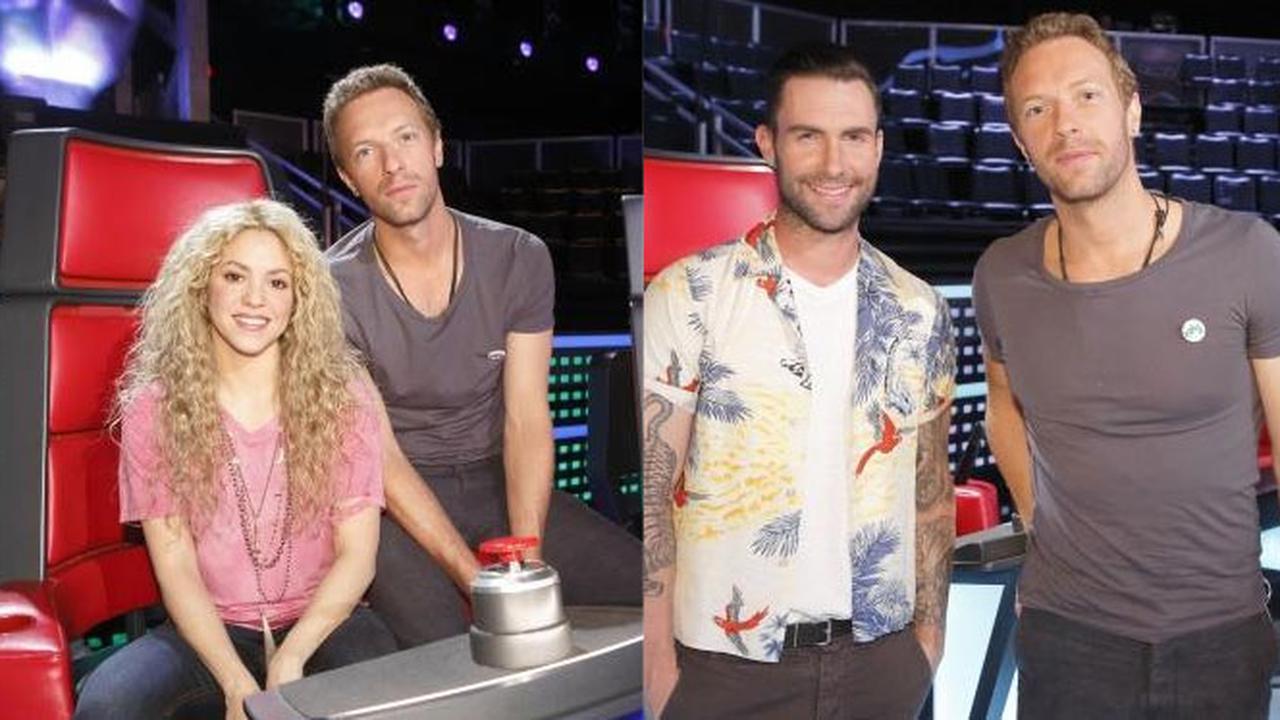 Chris Martin_Adam Levine_Shakira