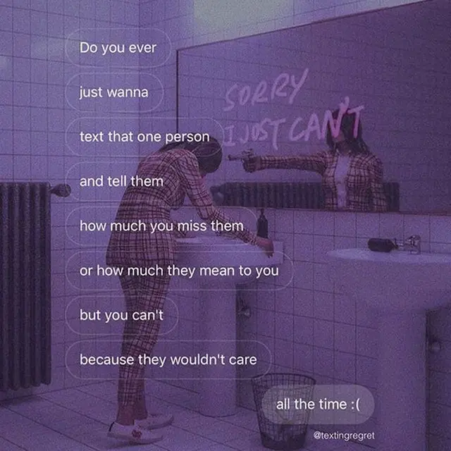 Ilustrasi kata | textingregret dari Instagram