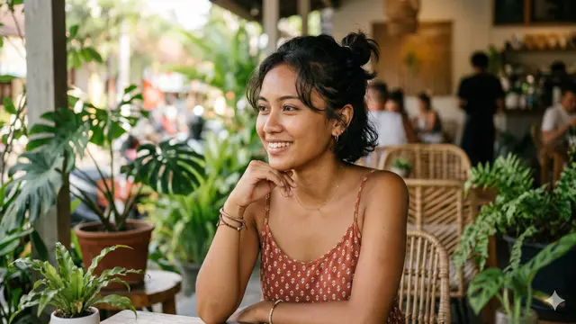 Model Rambut Pendek Wanita Diikat (Foto: Gemini AI)