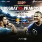 Prediksi Uruguay Vs Prancis (Liputan6.com/Trie yas)