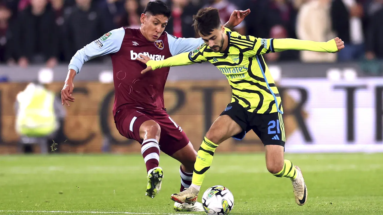 Hasil Carabao Cup West Ham VS Arsenal