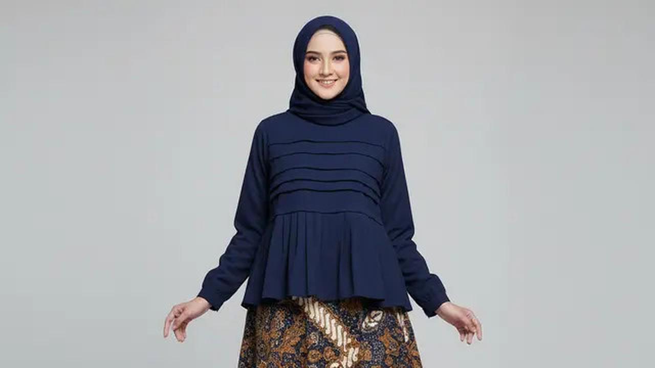7 Model Gamis Batik Kombinasi Rempel 2025, Anggun dan Cocok untuk Berbagai Acara